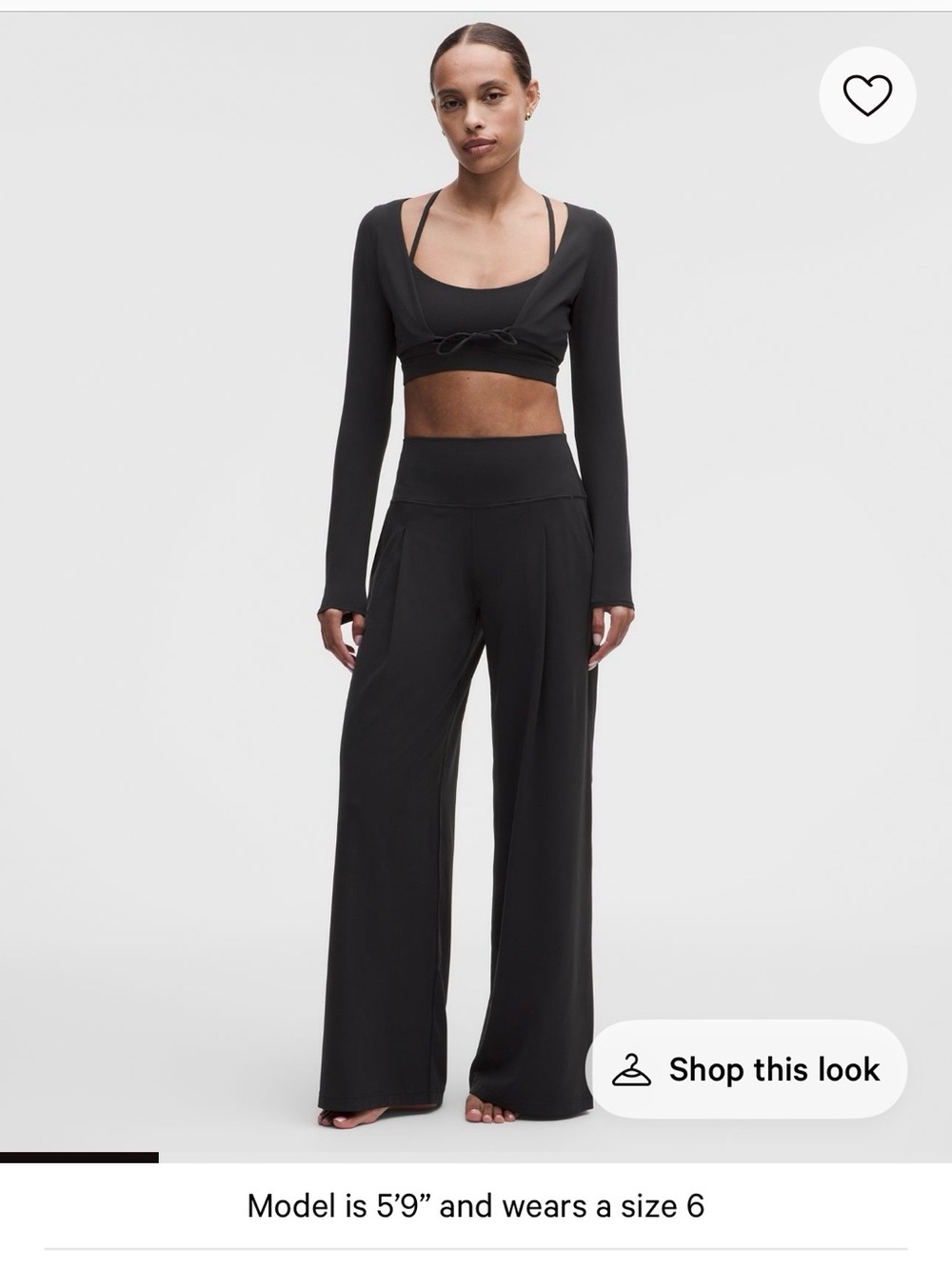 lululemon Align Palazzo Pant Short size 6
